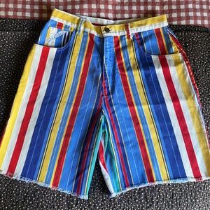 Vintage Striped Shorts
